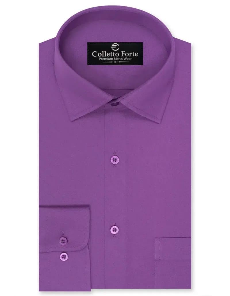 Men's Purple Formal Shirt image