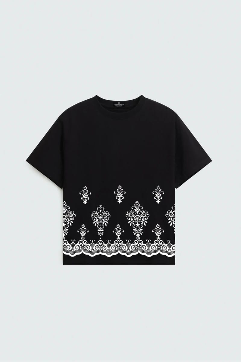 Men's Royal Pattern Printed T-Shirt image